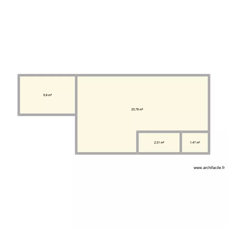 titit. Plan de 4 et 33 m² titit. Plan de 4 et 33 m²