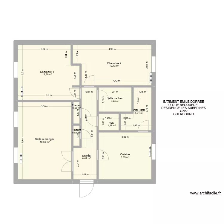 BAT EMILE DORREEL APP7. Plan de 