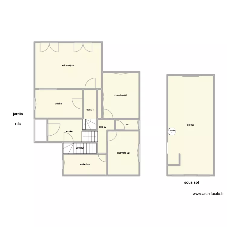 larcheneault am. Plan de 13 et 92 m² larcheneault am. Plan de 13 et 92 m²