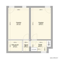 Appartement + chambres