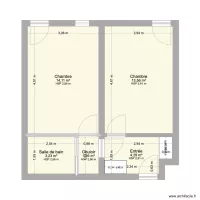 Appartement + chambres