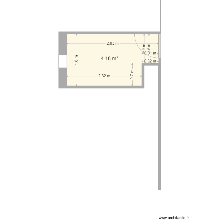 Salle de bain bis. Plan de 0 pièce et 0 m2