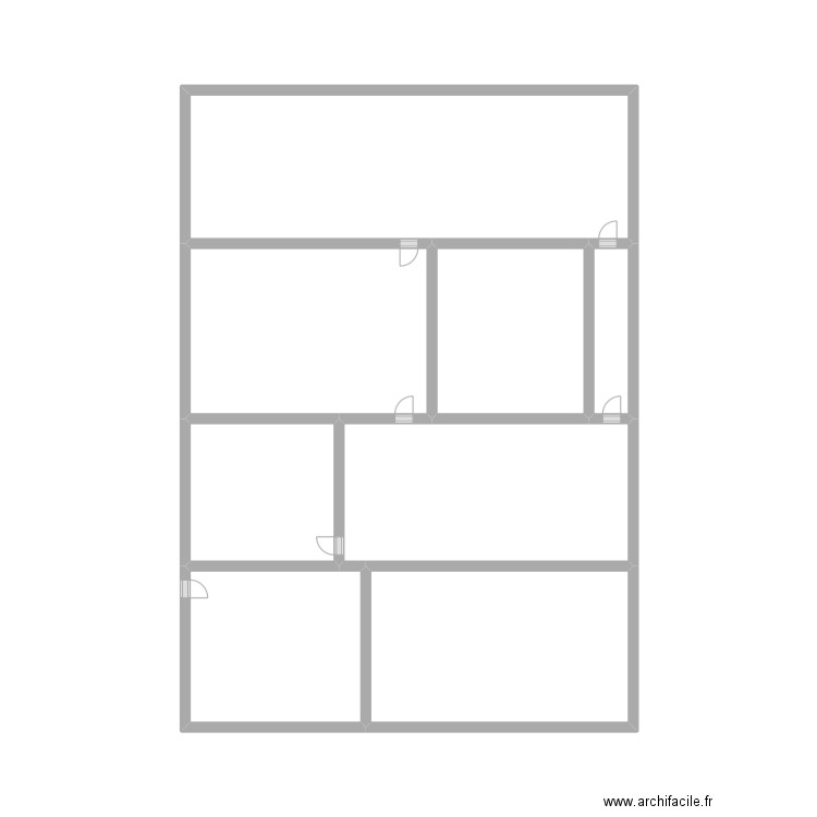 DÉCATHLON VILLENEUVE RDC. Plan de 8 pièces et 32 m2