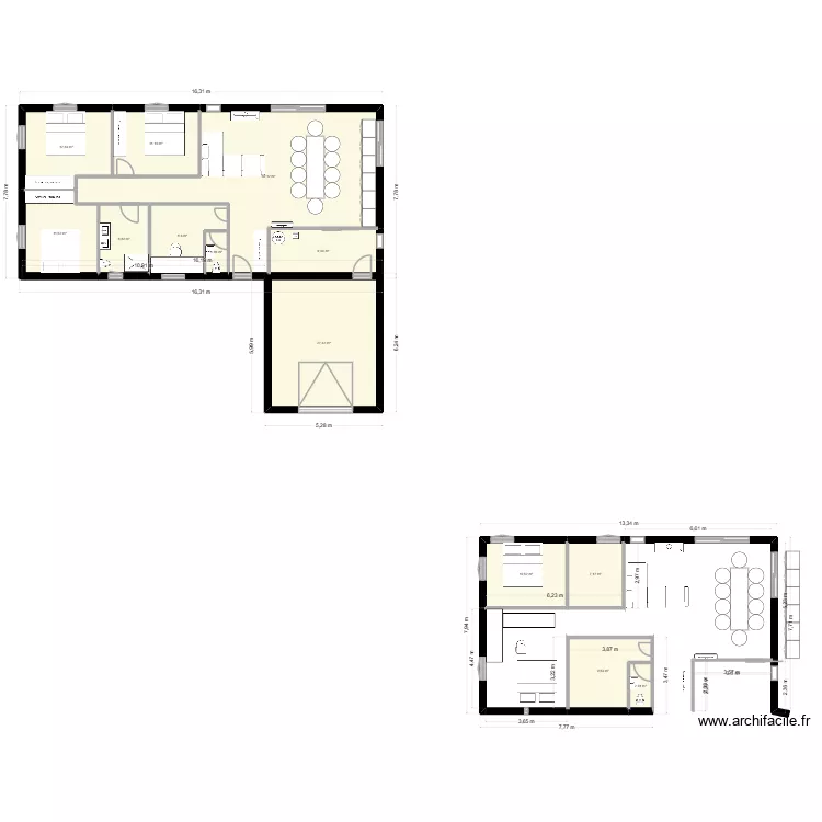 Maison v3. Plan de 13 et 169 m² Maison v3. Plan de 13 et 169 m²
