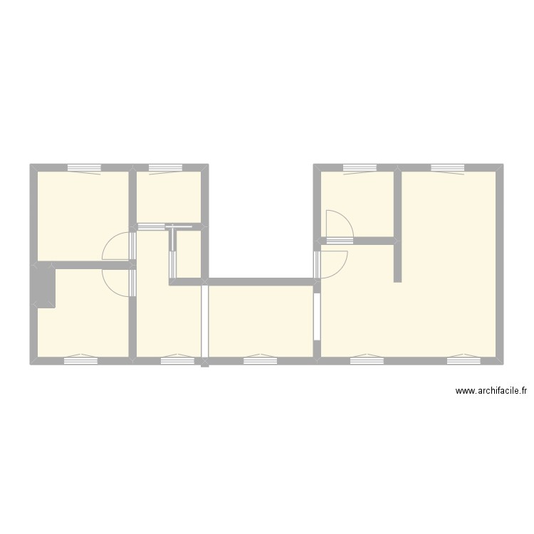DURIEU - DARNETAL. Plan de 9 pièces et 58 m2
