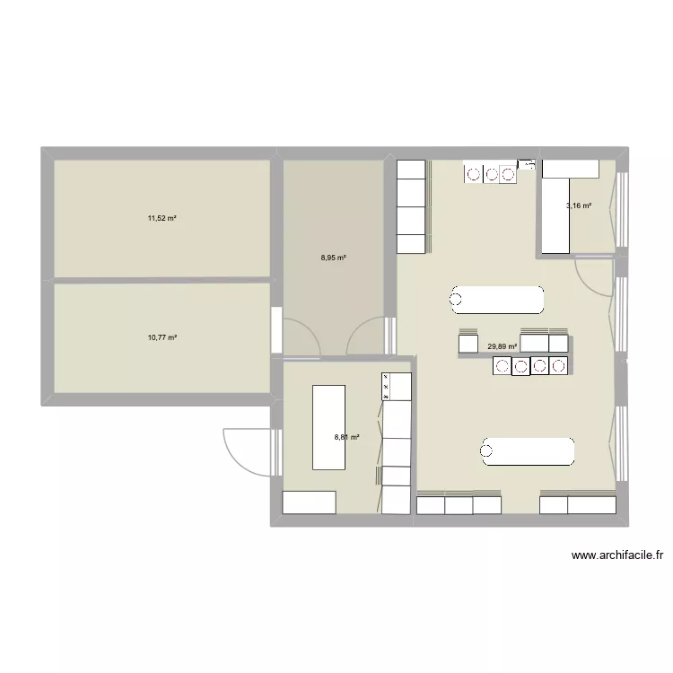 Ortho etage. Plan de 6 et 73 m² Ortho etage. Plan de 6 et 73 m²