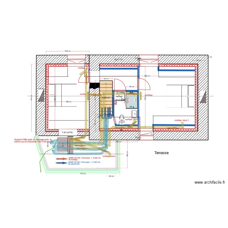 VAUDRY Yannick  1 . Plan de 6 pièces et 134 m2