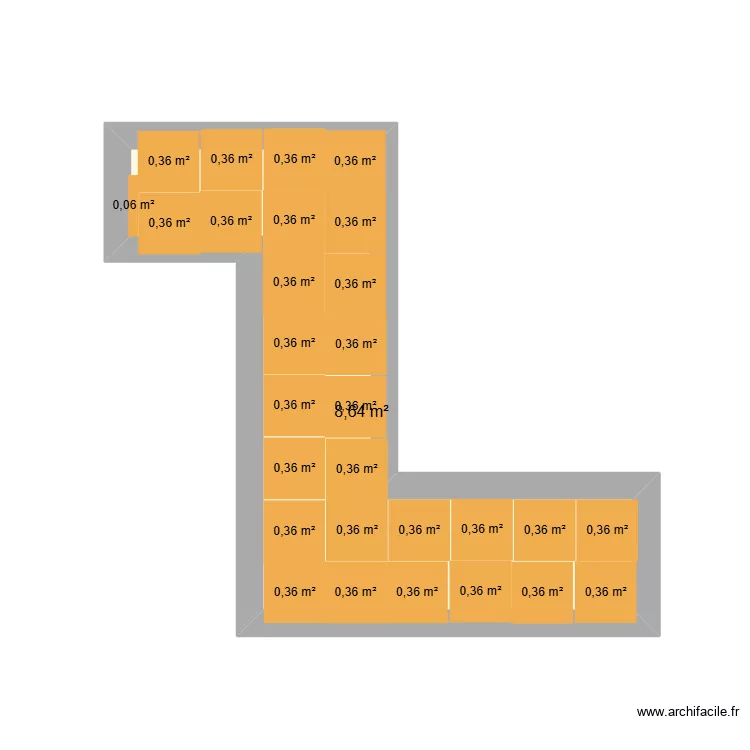 eloy. Plan de 1 et 9 m² eloy. Plan de 1 et 9 m²