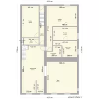 plan eva avec cloisons sans am&eacute;nagement