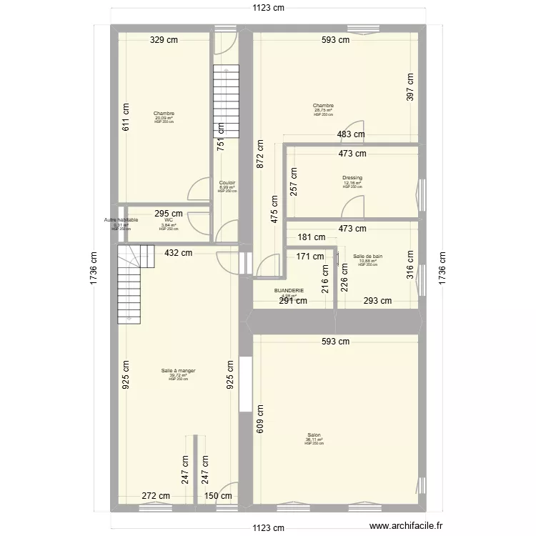 plan eva avec cloisons sans aménagement. Plan de 10 pièces et 164 m² plan eva avec cloisons sans aménagement. Plan de 10 pièces et 164 m²