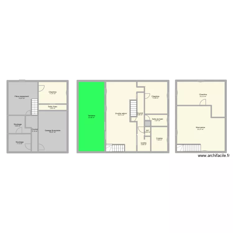 SIMOTHE. Plan de 22 et 236 m² SIMOTHE. Plan de 22 et 236 m²
