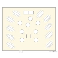 Plan de table fête des familles Ehpad tibaous