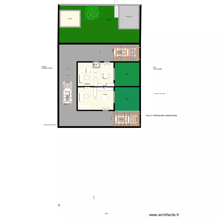Plan Villa Location 2026. Plan de 