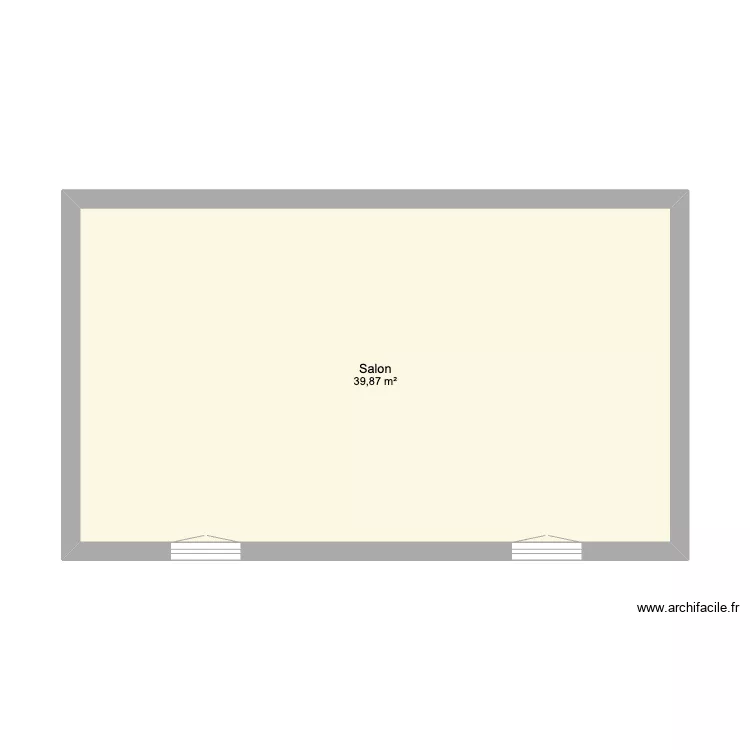 FACADE VILL. Plan de 