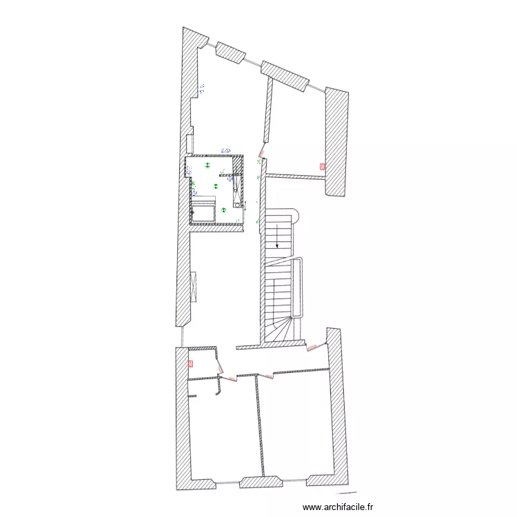 electriciter SDB. Plan de 