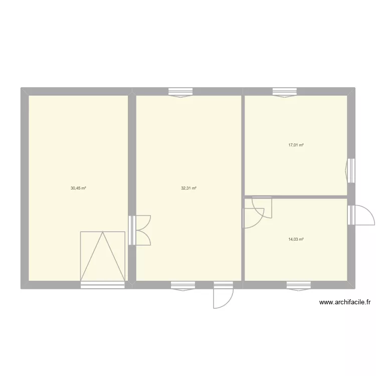 ORIGINAL. Plan de 4 et 94 m² ORIGINAL. Plan de 4 et 94 m²