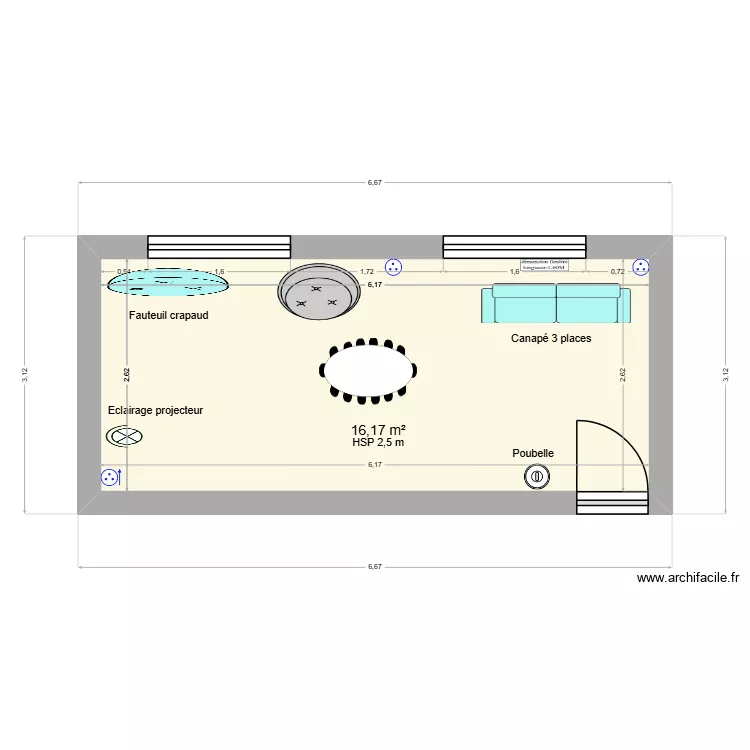 PLAN AVANT PROJET SALLE DE REPOS. Plan de 1 et 16 m² PLAN AVANT PROJET SALLE DE REPOS. Plan de 1 et 16 m²