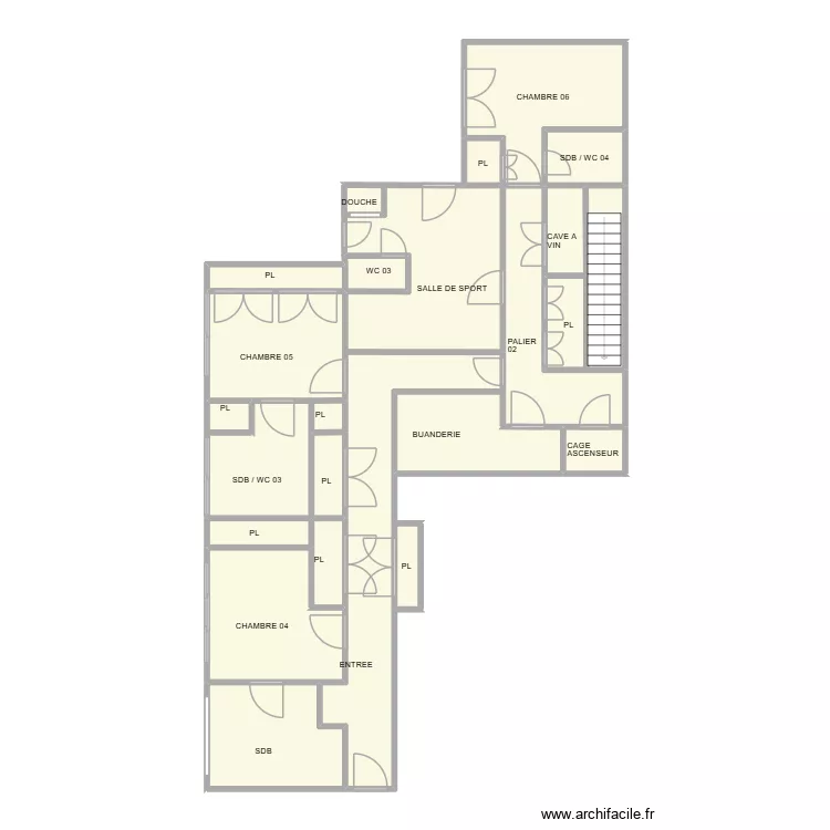 monaco rdc. Plan de 23 Pièces et 102 m² monaco rdc. Plan de 23 Pièces et 102 m²