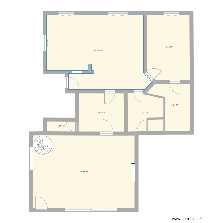 RDC Devant version 3. Plan de 0 pièce et 0 m2