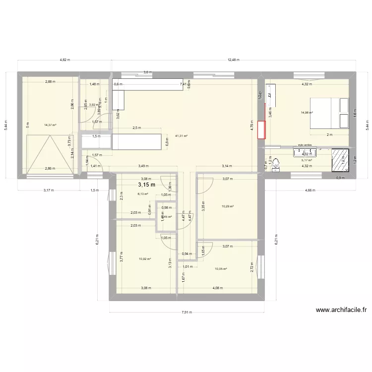 Projet PERROT ROUX. Plan de 