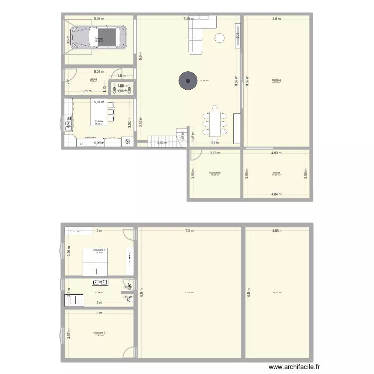 Lillois Project 1. Plan de 13 pièces et 354 m²