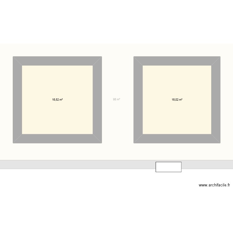 Maison A. Plan de 3 pièces et 131 m2