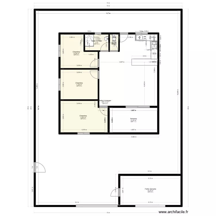 Maison Sambava. Plan de Maison Sambava. Plan de
