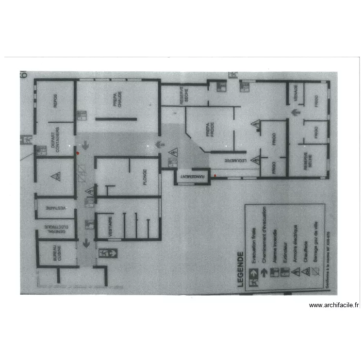 Cusine Wifi. Plan de 