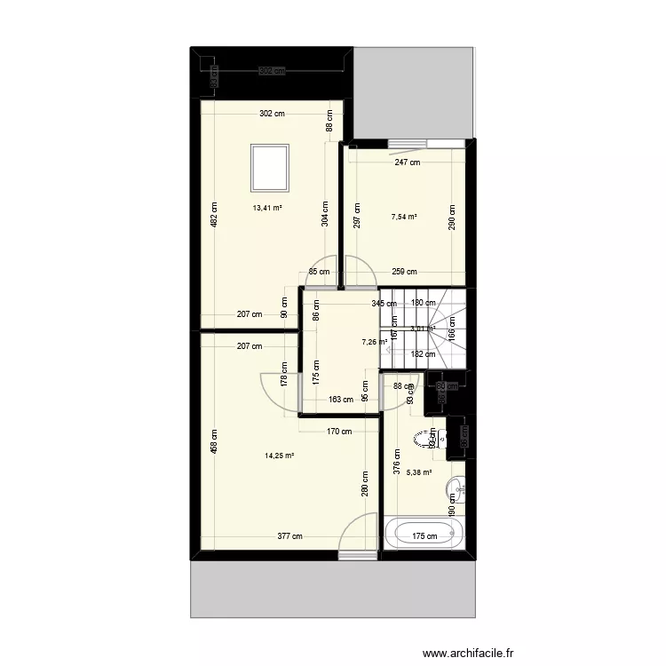 ROY EXISTANT. Plan de 15 et 106 m² ROY EXISTANT. Plan de 15 et 106 m²