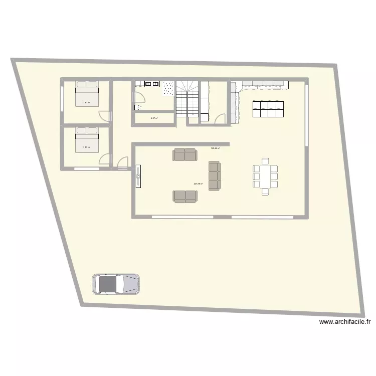 Rom6. Plan de 5 Pièces et 605 m² Rom6. Plan de 5 Pièces et 605 m²