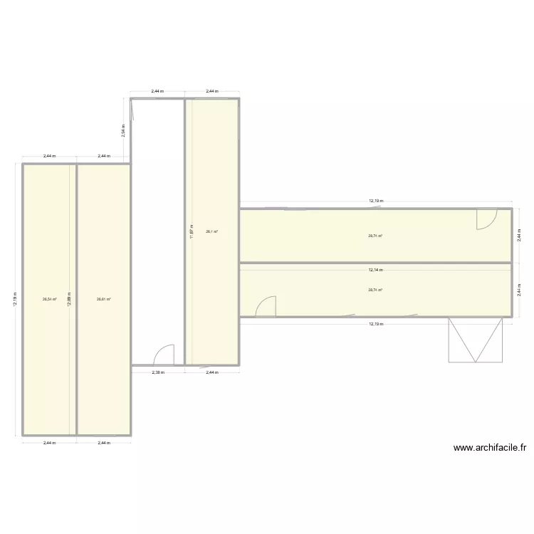 maison container. Plan de 