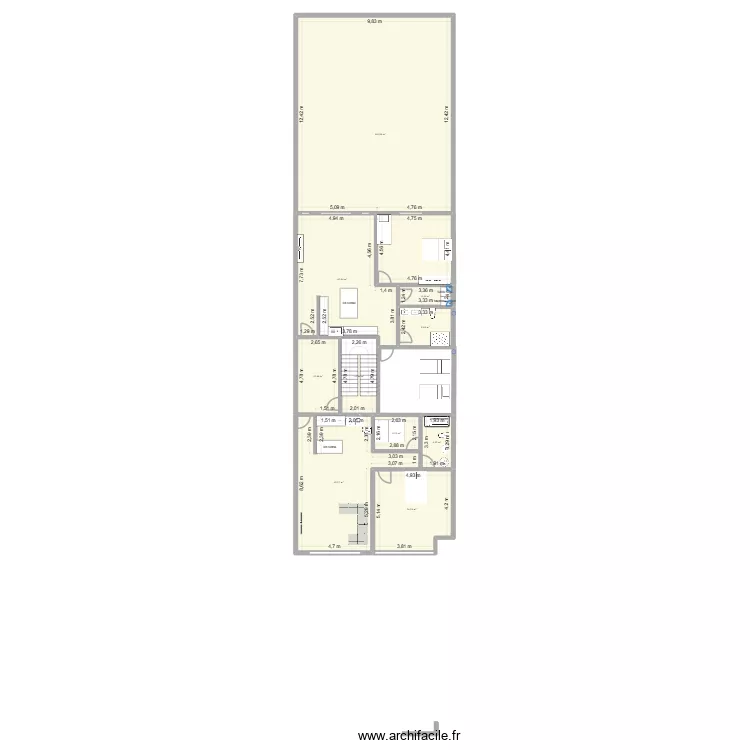 Cap vert. Plan de 10  et 302 m²