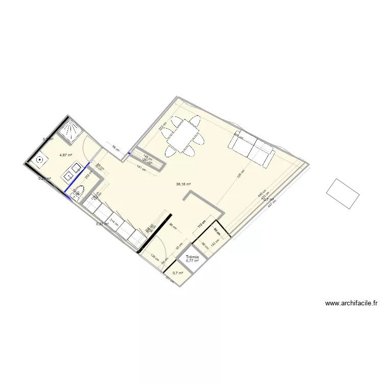 Appt 3 cote test amenag 50. Plan de Appt 3 cote test amenag 50. Plan de
