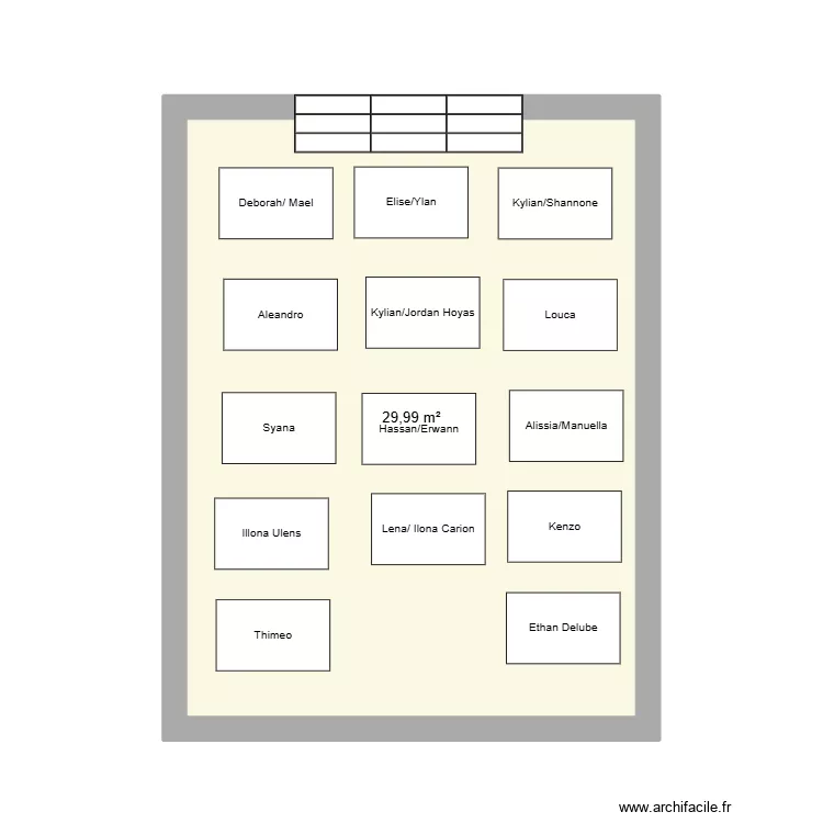 plan 3V. Plan de 1 Pièce et 30 m² plan 3V. Plan de 1 Pièce et 30 m²