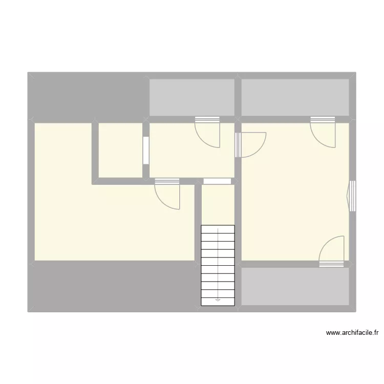 AUDEBERT - FRENELLES EN VEXIN. Plan de 18  et 139 m²