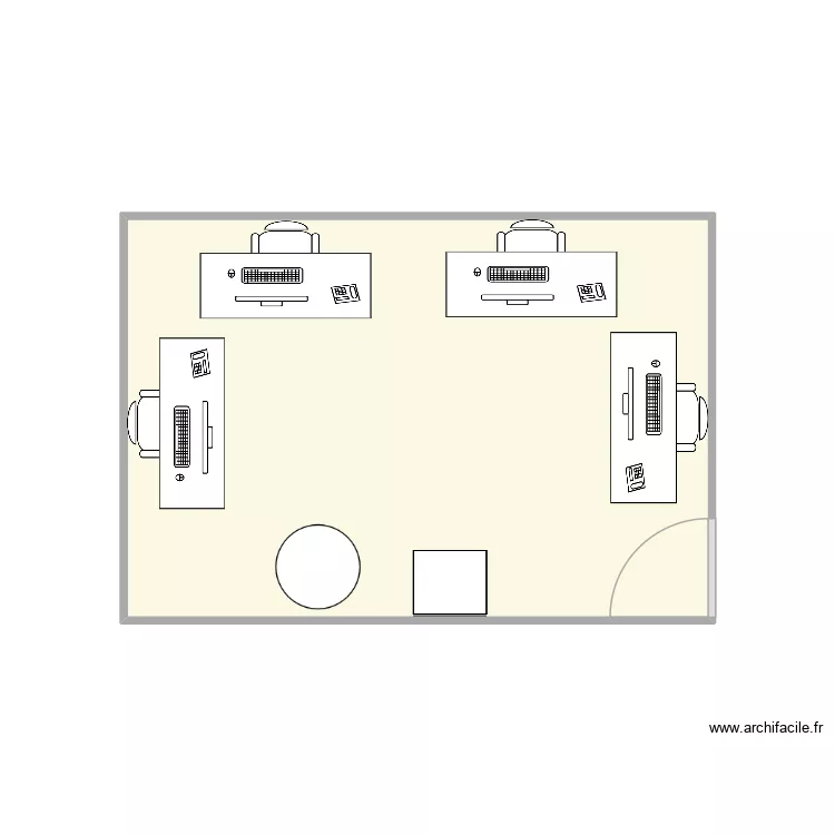 BUREAU RECRUTEMENT. Plan de 1 pièce et 15 m² BUREAU RECRUTEMENT. Plan de 1 pièce et 15 m²