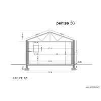 plan de coupe A A