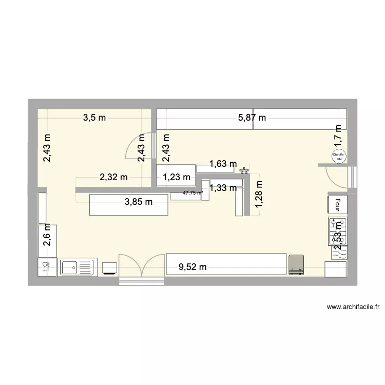 cuisine chill z. Plan de 1 et 48 m² cuisine chill z. Plan de 1 et 48 m²