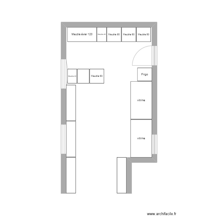 boutique. Plan de 0 pièce et 0 m2