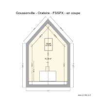 Goussonville - oratoire - FSSPX - en coupe