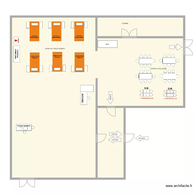 PRESLES - ECOLE ST JOSEPH. Plan de 