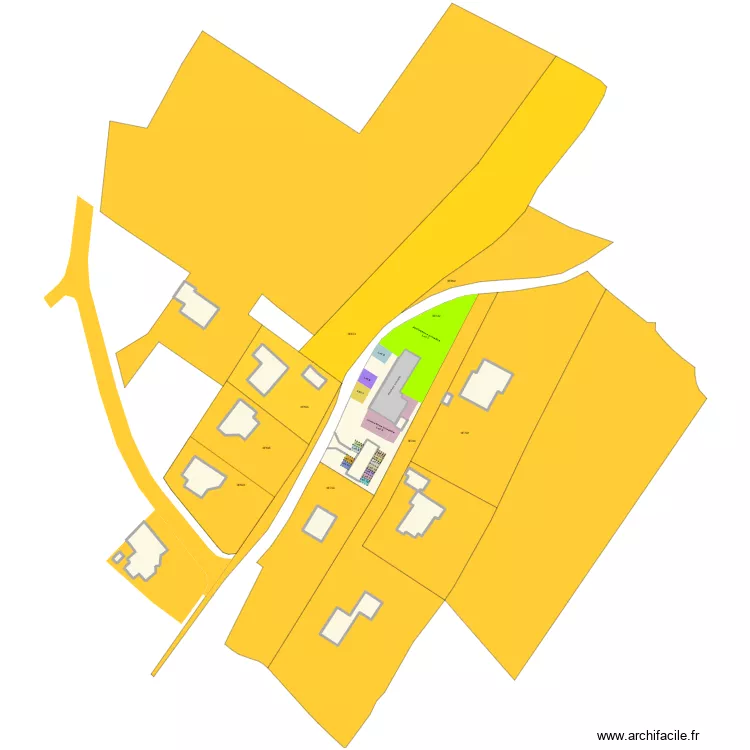 Plan ext&eacute;rieur 01. Plan de 15 Pièces et 1692 m²
