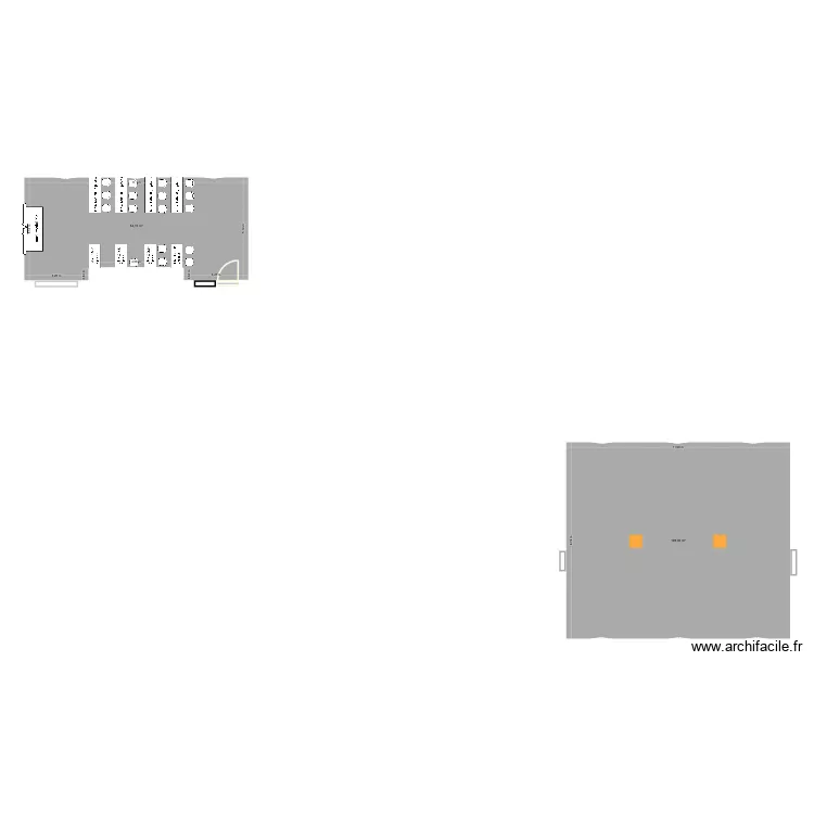 coworking 2.0. Plan de 2  et 162 m²