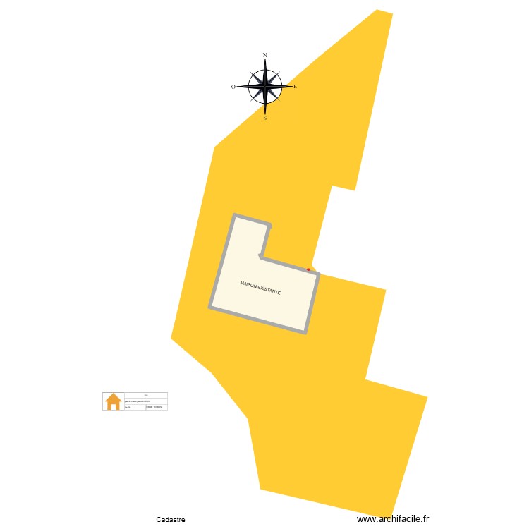 PLAN MASSE. Plan de 0 pièce et 0 m2