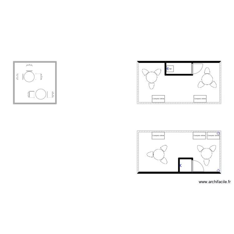 3D Print. Plan de 5  et 42 m²