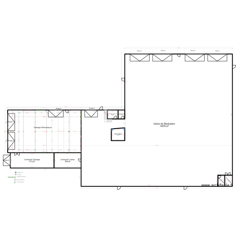 1890 St-Dominique. Plan de 0 pièce et 0 m2