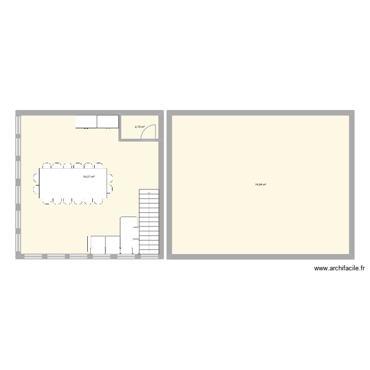 R+2. Plan de 0 pièce et 0 m2 R+2. Plan de 0 pièce et 0 m2