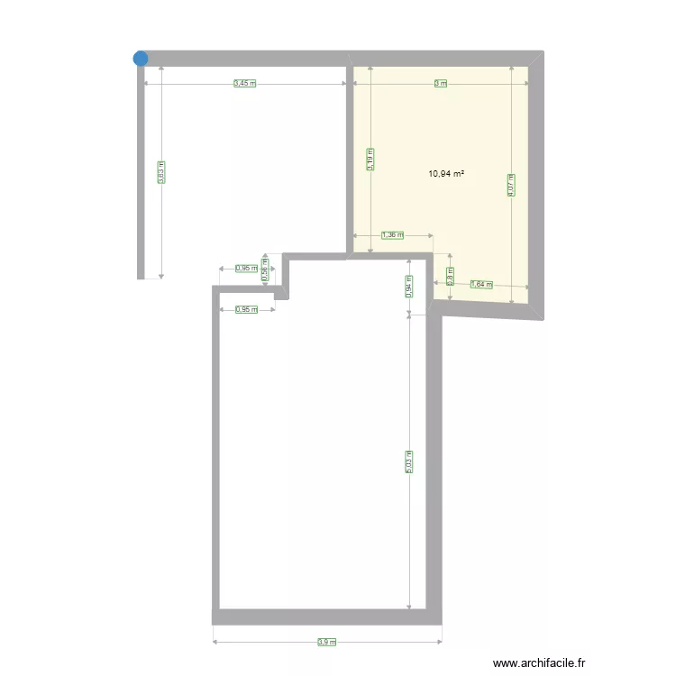 b22. Plan de 1 et 11 m² b22. Plan de 1 et 11 m²