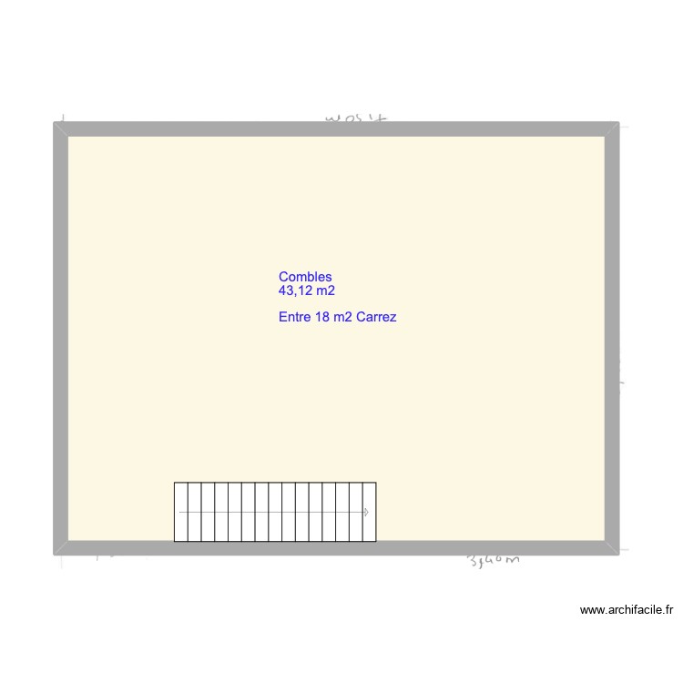 Combles G&eacute;n&eacute;ral Leclerc. Plan de 0 pièce et 0 m2