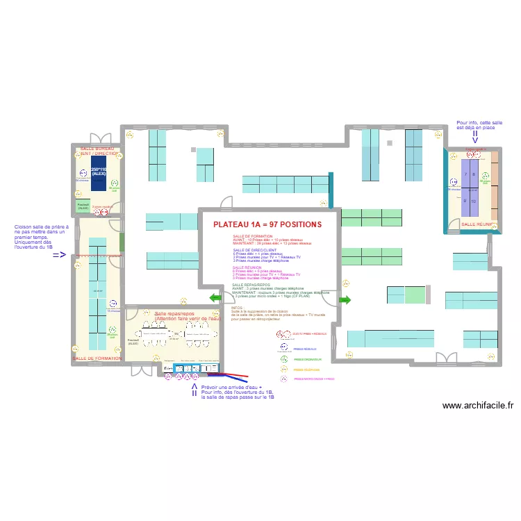 21/05/26 modif prises &eacute;l&eacute;ec + r&eacute;seaux. Plan de 4  et 92 m²